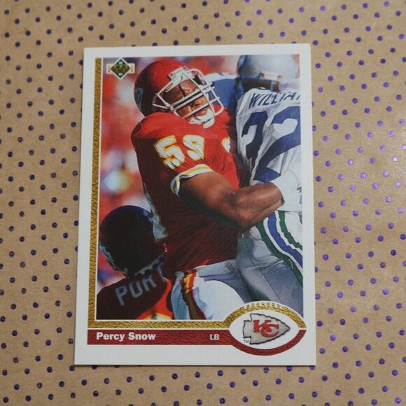 Percy Snow #36 Football Card - Picture 1 of 2